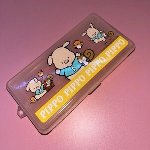 Sanrio Pippo Pencil Case - Clear and Yellow